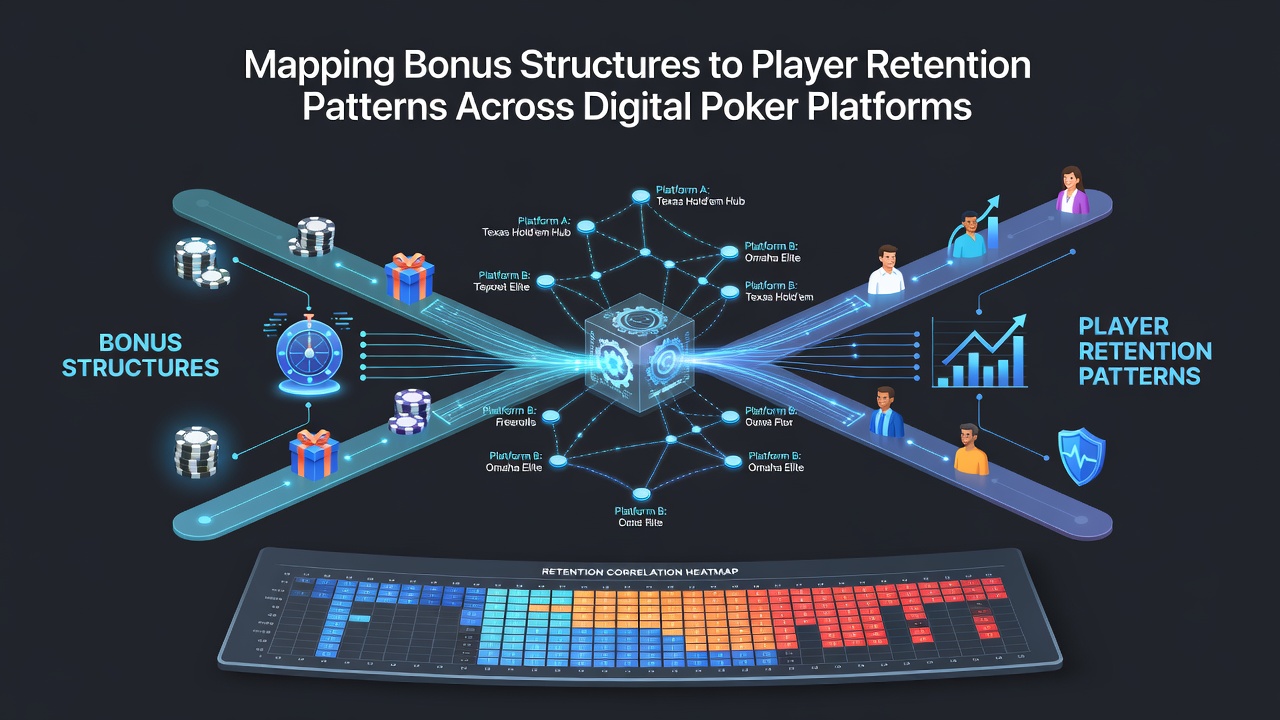 Datenvisualisierung zu Bonusstrukturen und Retentionsmustern in Online-Poker