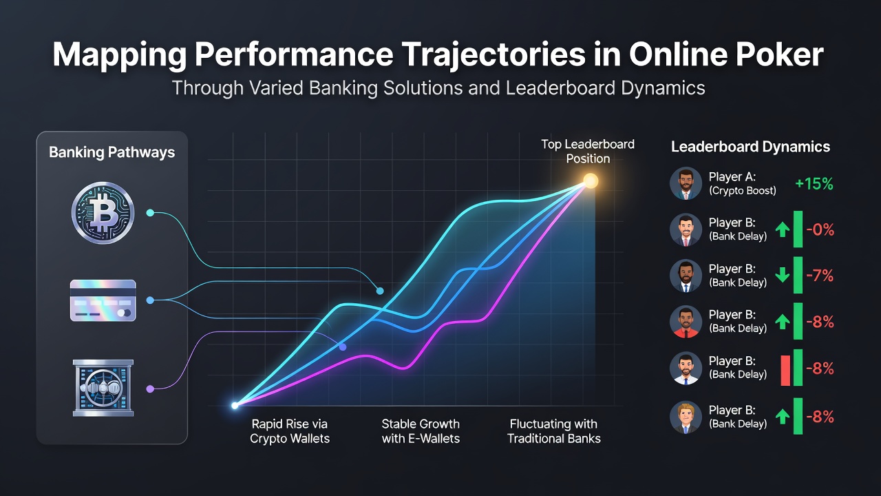 Visualisierung von Performance-Trajektorien im Online-Poker mit Banking-Optionen und Leaderboards