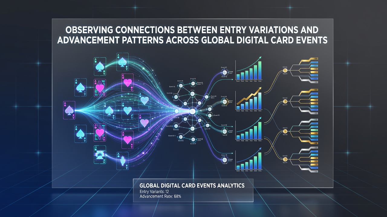 Grafik zu Eintrittsvariationen und Aufstiegsmustern in digitalen Kartenevents