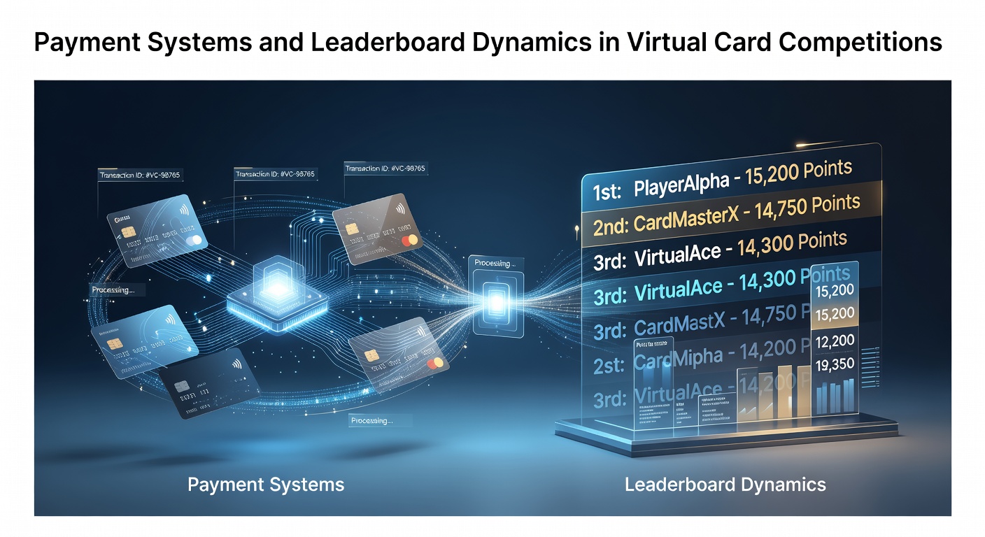Übersicht über Zahlungssysteme und Leaderboards in Online-Kartenspielen mit Diagrammen und Ranglisten