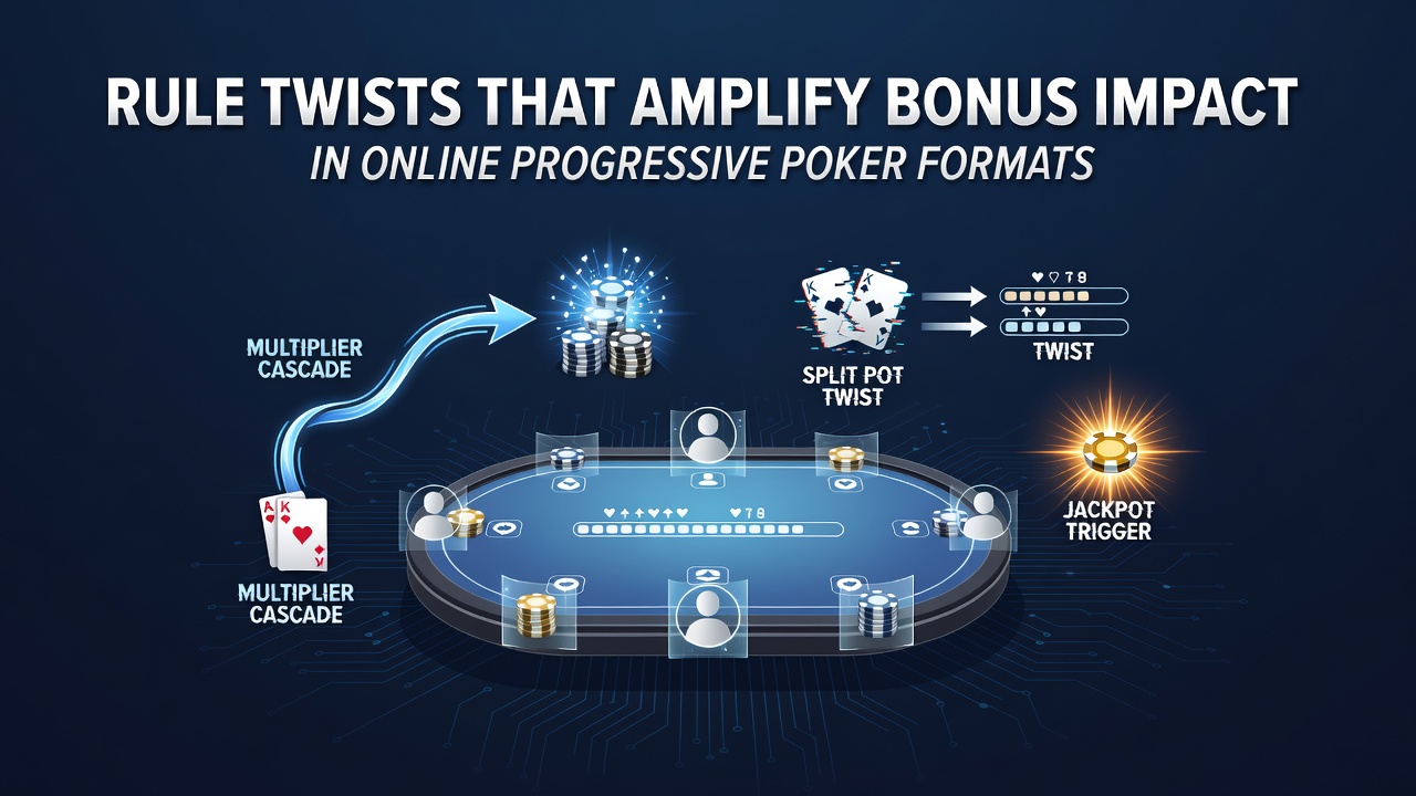 Regeländerungen und Bonusmechanismen in progressiven Pokerformaten