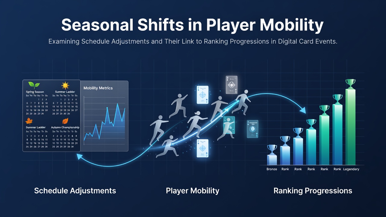 Saisonale Veränderungen in der Mobilität von Spielern in digitalen Kartenevents