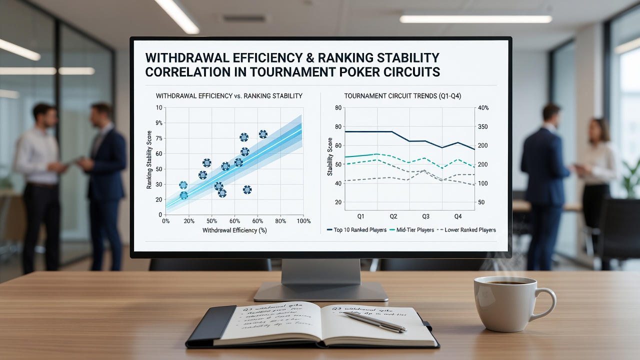 Charts comparing ranking volatility before and after implementation of fast withdrawal systems in online poker tournaments